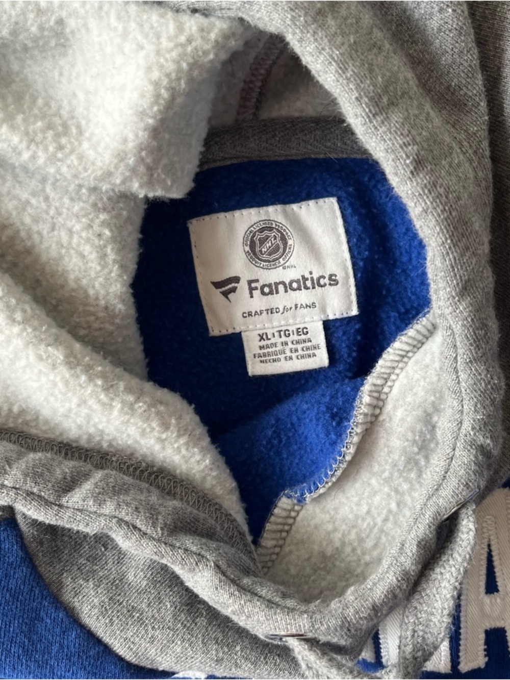 Fanatics Toronto Maple Leafs XL Pullover Hoodie Sweatshirt - Picture 4 of 4